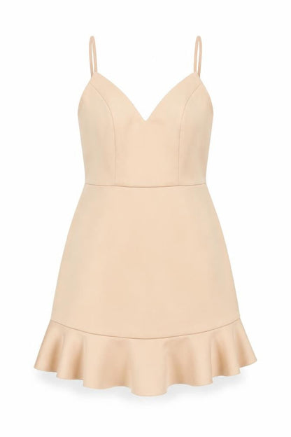 River Island Womens Pink Polyester Mini Size 12 V-Neck Zip