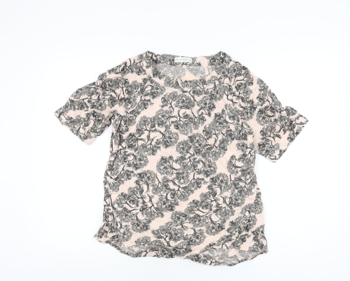 Womens UK Size 12 RJR.John Rocha Pink Basic T-Shirt