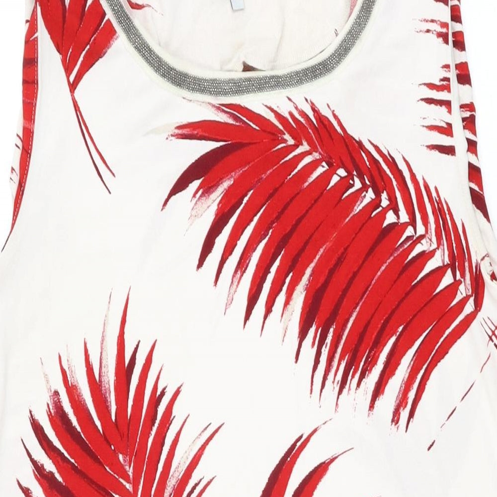 Womens UK Size 14 NEXT White Basic T-Shirt