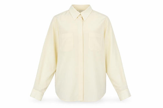 Womens UK Size 10 Artigiano Beige Basic Button-Up