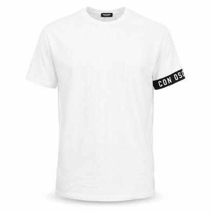 Dsquared2 Mens White Solid Cotton Pyjama Set Size M Pullover