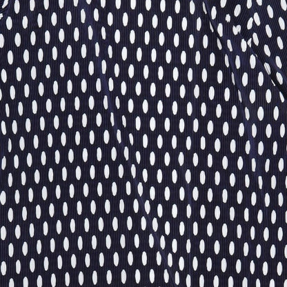 Julipa Womens Blue Polka Dot Polyester Kimono T-Shirt Size 14 V-Neck