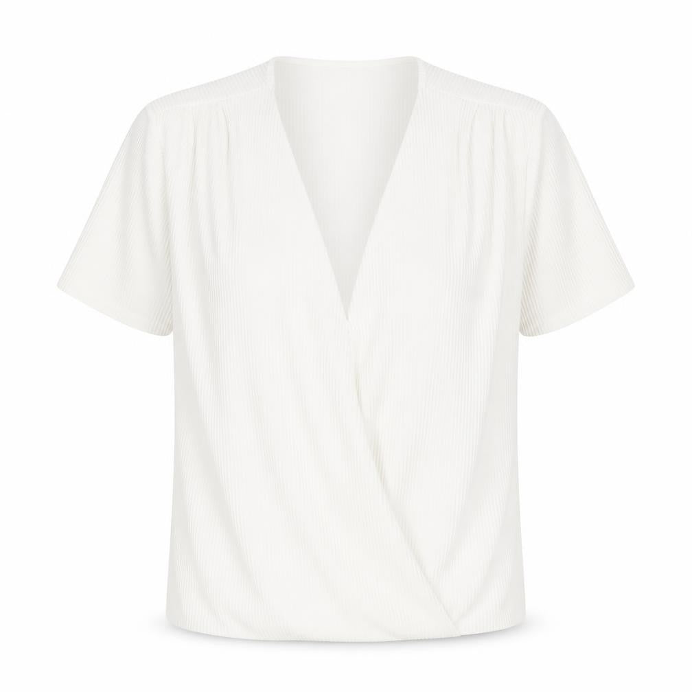 Womens UK Size M Pimkie White Basic Blouse