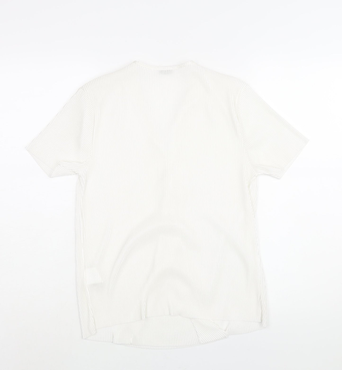 Womens UK Size M Pimkie White Basic Blouse