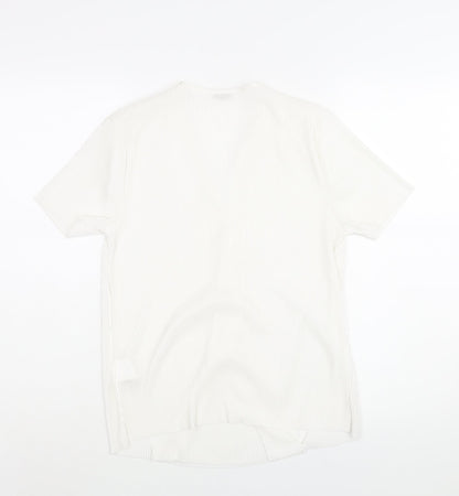 Womens UK Size M Pimkie White Basic Blouse