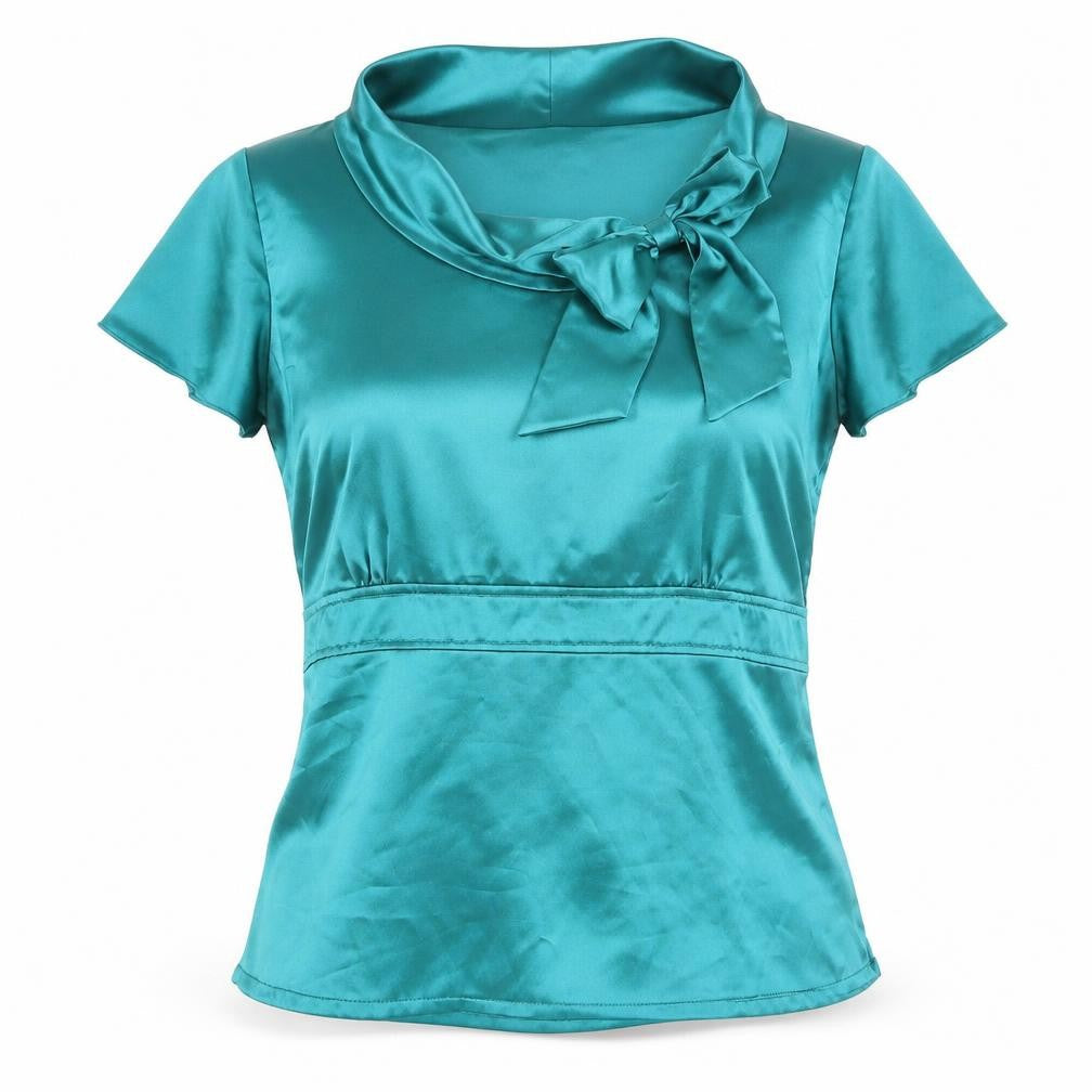Womens UK Size 14 Klass Blue Basic Blouse