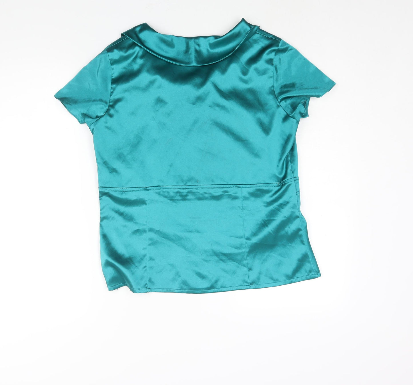 Womens UK Size 14 Klass Blue Basic Blouse
