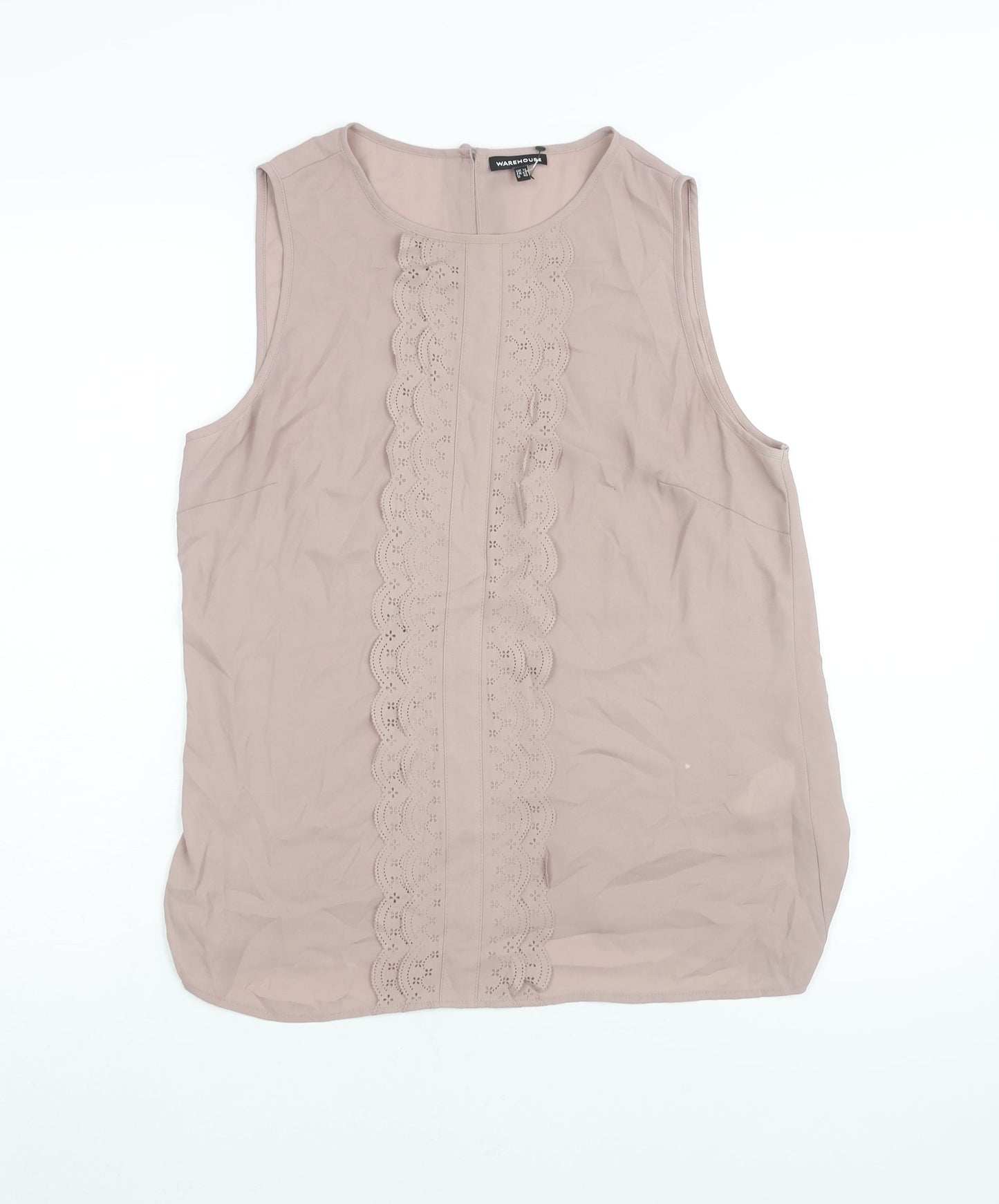 Womens UK Size 14 Warehouse Purple Camisole Blouse