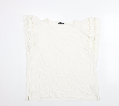 Womens UK Size 20 Marks and Spencer White Basic Blouse