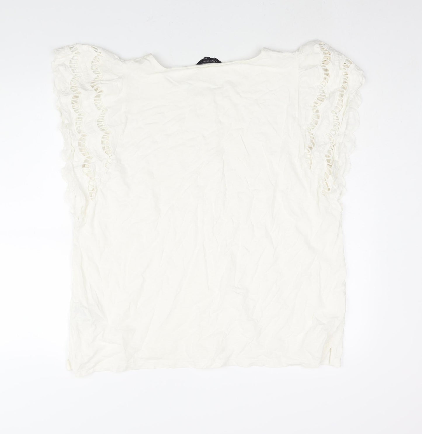 Womens UK Size 20 Marks and Spencer White Basic Blouse