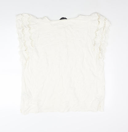 Womens UK Size 20 Marks and Spencer White Basic Blouse