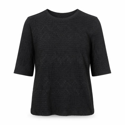 Womens UK Size M Zara Black Basic Blouse