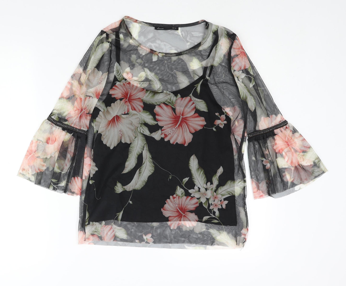 Womens UK Size S House Black Basic Blouse