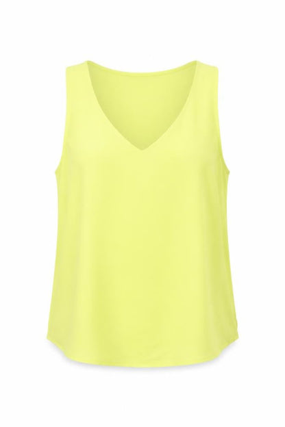 Womens UK Size 12 Oasis Yellow Camisole Blouse