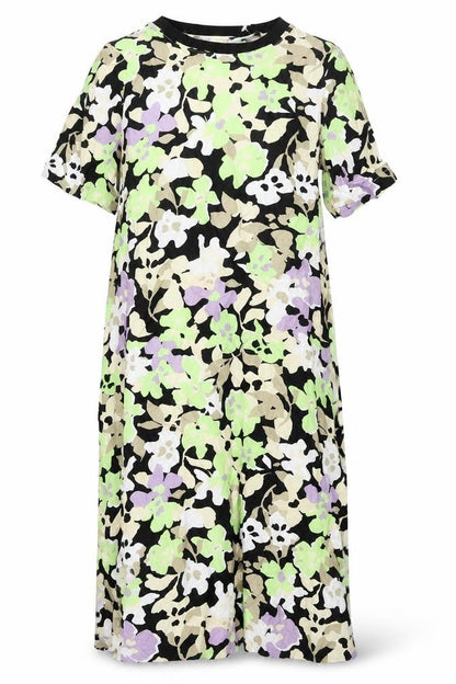 Autograph Womens Multicoloured Geometric Cupro Shift Size 10 Roll Neck Zip