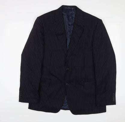 Mens UK Size 40 Marks and Spencer Regular Blue Suit Jacket