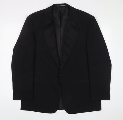 Mens UK Size 42 Greenwoods Regular Black Suit Jacket
