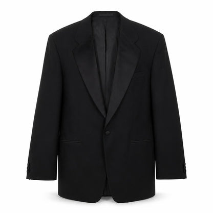 Mens UK Size 42 Greenwoods Regular Black Suit Jacket