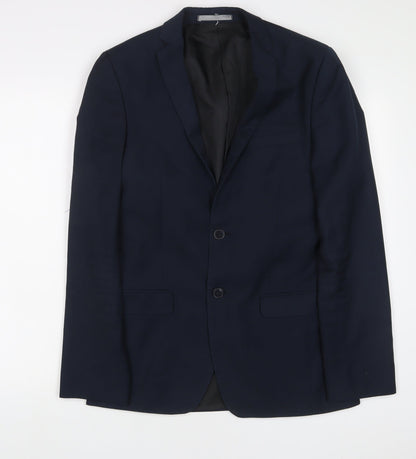 Mens UK Size 36 Red Herring Regular Blue Suit Jacket