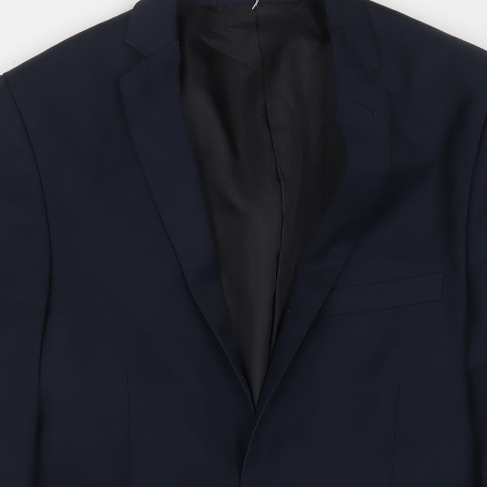 Mens UK Size 36 Red Herring Regular Blue Suit Jacket