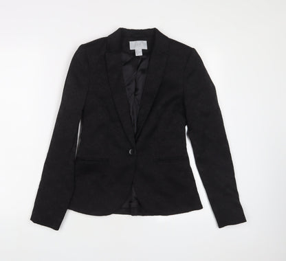 Womens UK Size 6 H&M Black Jacket