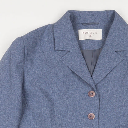 Womens UK Size 16 Bonmarché Blue Jacket