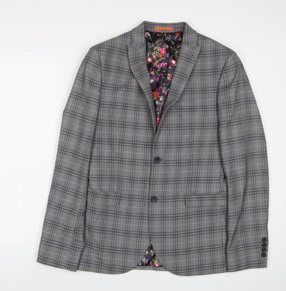 Mens UK Size 38 NEXT Regular Grey Suit Jacket