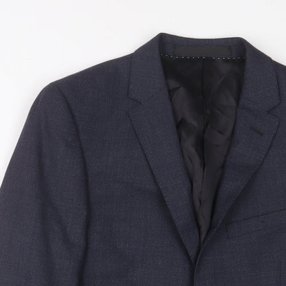 Mens UK Size 36 John Lewis Regular Blue Suit Jacket