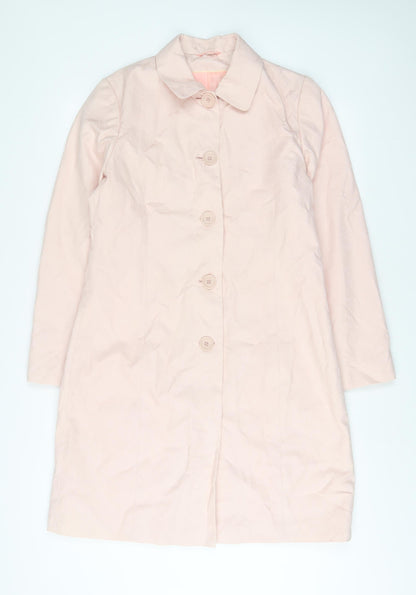 Womens UK Size 12 NEXT Pink Overcoat