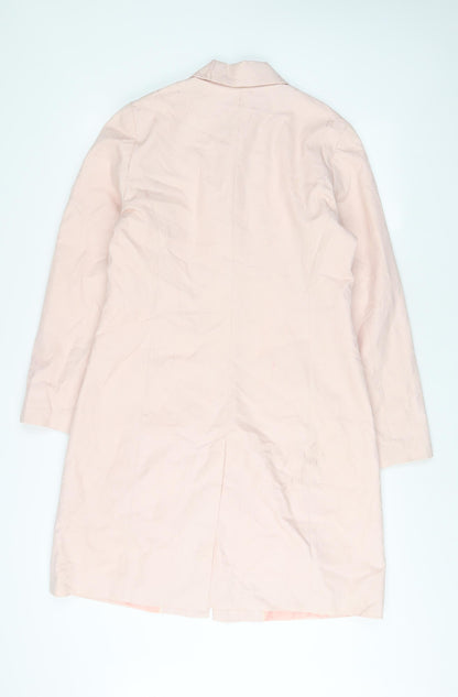 Womens UK Size 12 NEXT Pink Overcoat