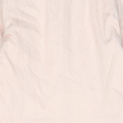 Womens UK Size 12 NEXT Pink Overcoat
