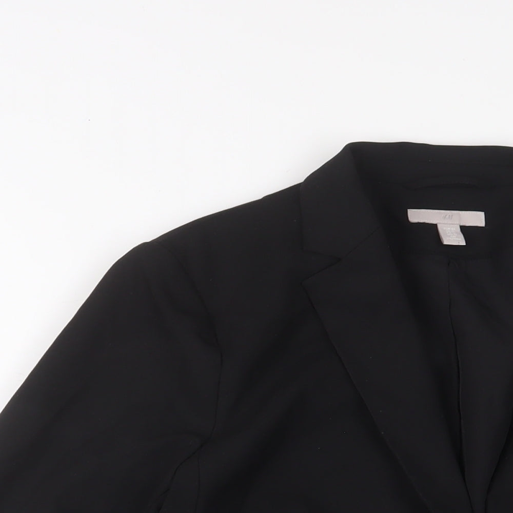 Womens UK Size 16 H&M Black Jacket