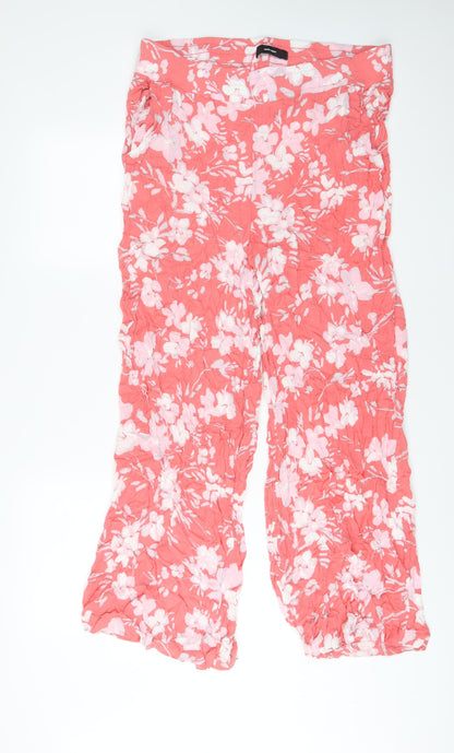 Womens UK Size 2XL VERO MODA Regular Fit  Pink Trousers