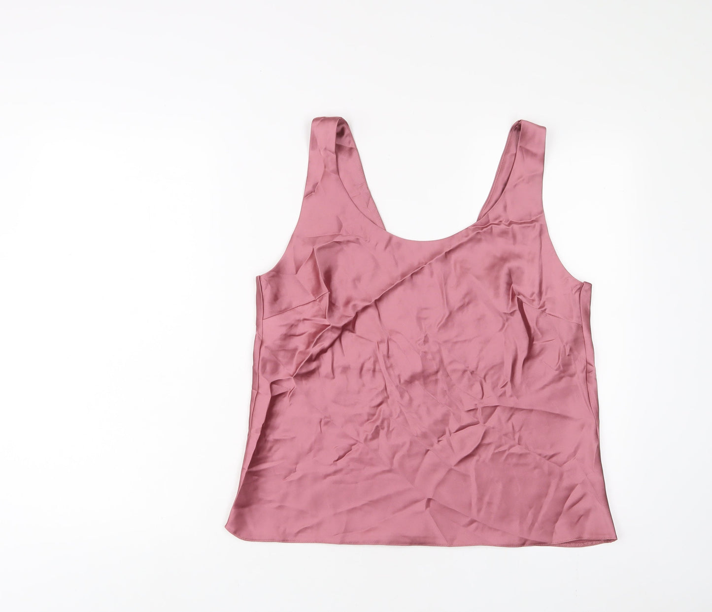 Womens UK Size 14 ASOS Pink Basic T-Shirt