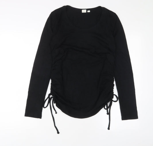 Womens UK Size S Gap Black Basic T-Shirt