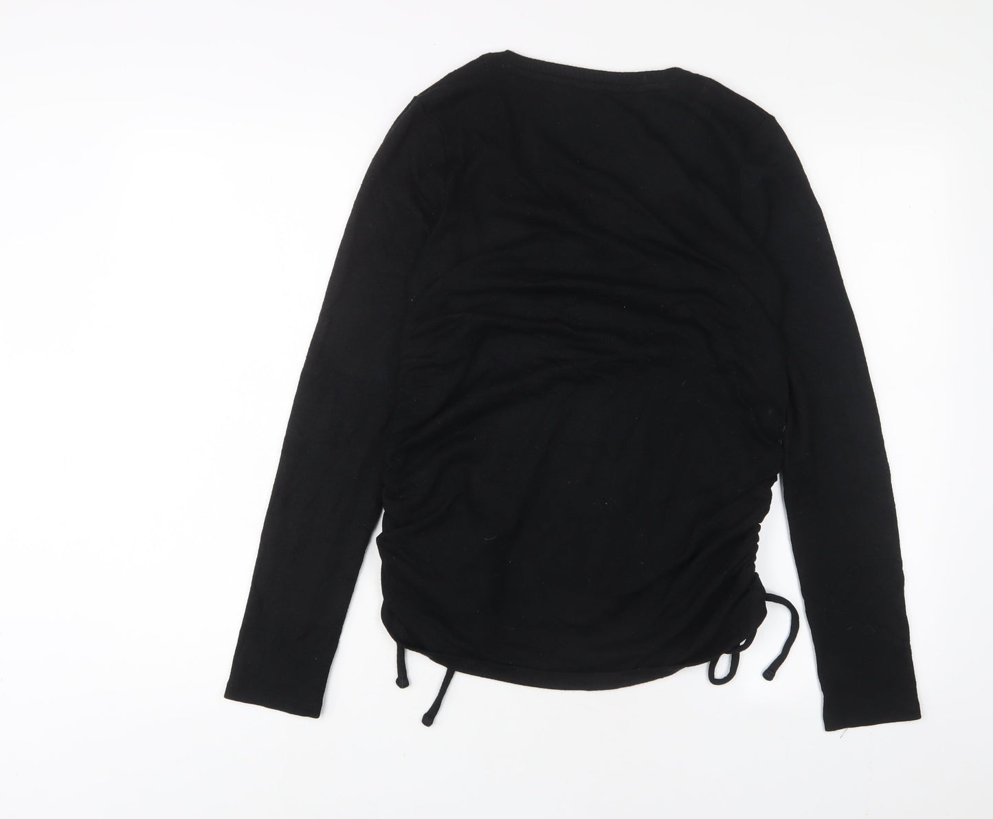 Womens UK Size S Gap Black Basic T-Shirt