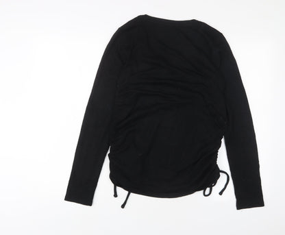 Womens UK Size S Gap Black Basic T-Shirt