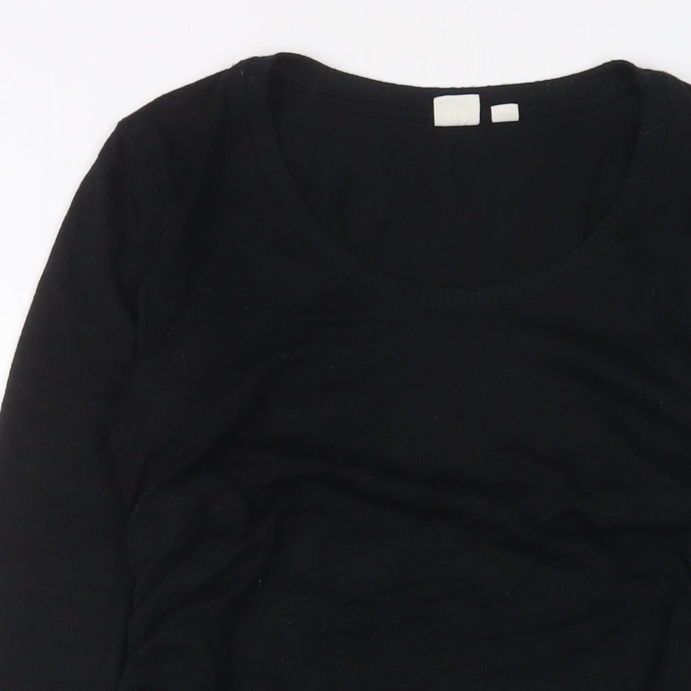 Womens UK Size S Gap Black Basic T-Shirt