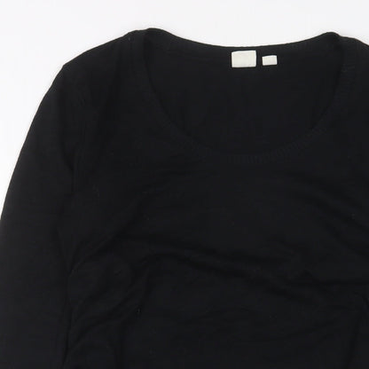 Womens UK Size S Gap Black Basic T-Shirt