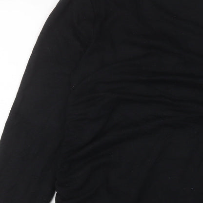 Womens UK Size S Gap Black Basic T-Shirt