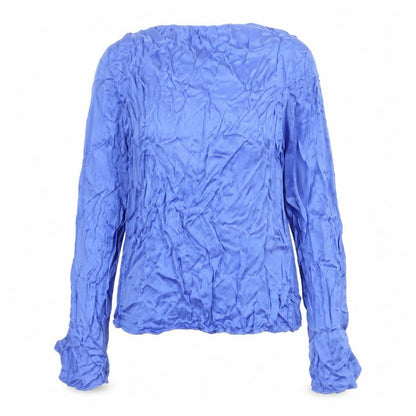 Womens UK Size 12 Marks and Spencer Blue Basic Blouse