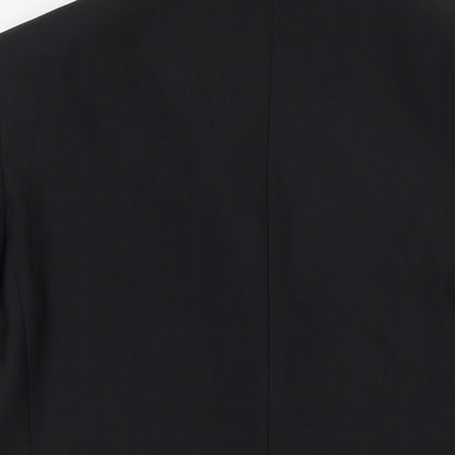 Mens UK Size 42 Fellini Regular Black Suit Jacket
