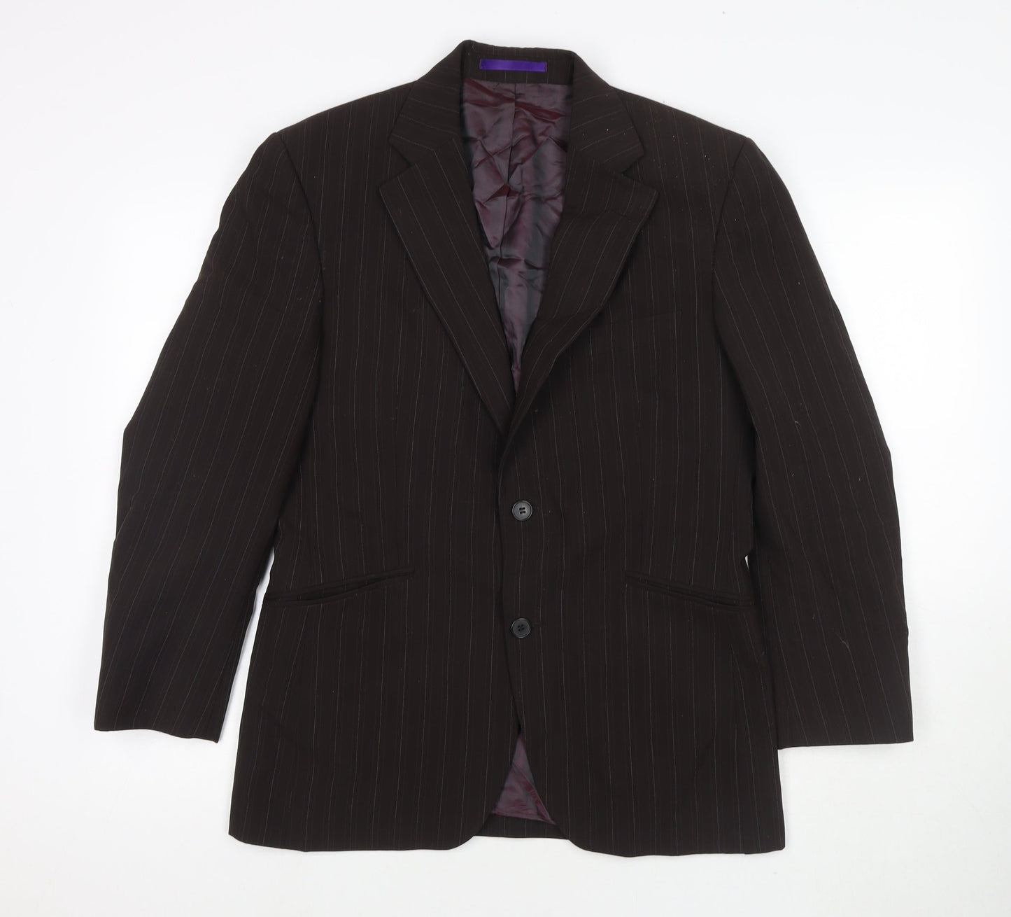 Mens UK Size 38 Limehaus Regular Brown Suit Jacket