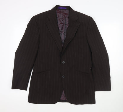 Mens UK Size 38 Limehaus Regular Brown Suit Jacket