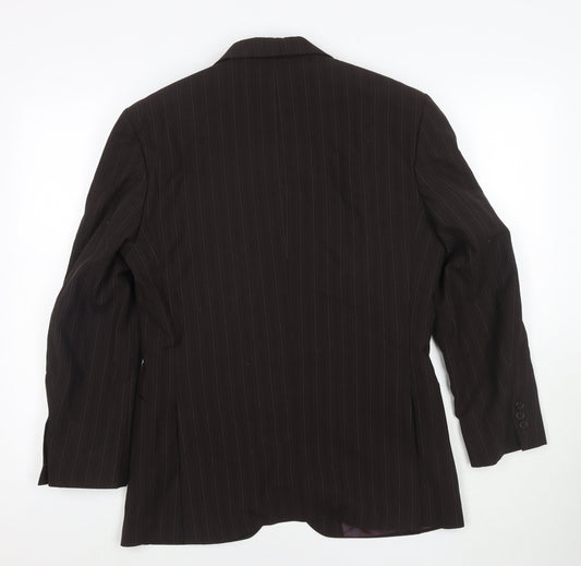 Mens UK Size 38 Limehaus Regular Brown Suit Jacket