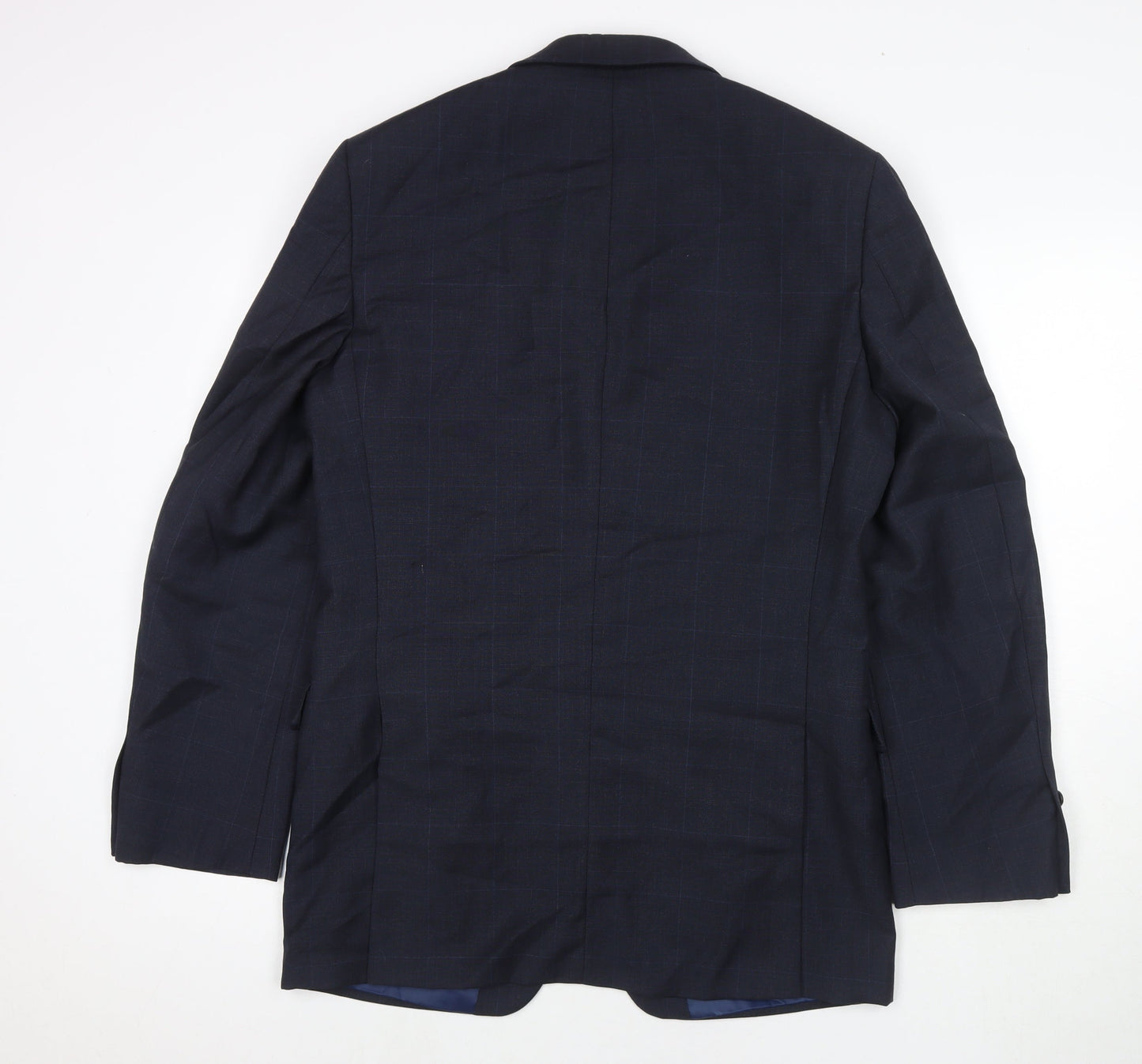 Mens UK Size 40 Marks and Spencer Regular Blue Suit Jacket