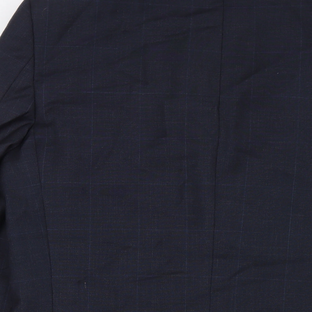 Mens UK Size 40 Marks and Spencer Regular Blue Suit Jacket