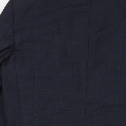 Mens UK Size 40 Marks and Spencer Regular Blue Suit Jacket