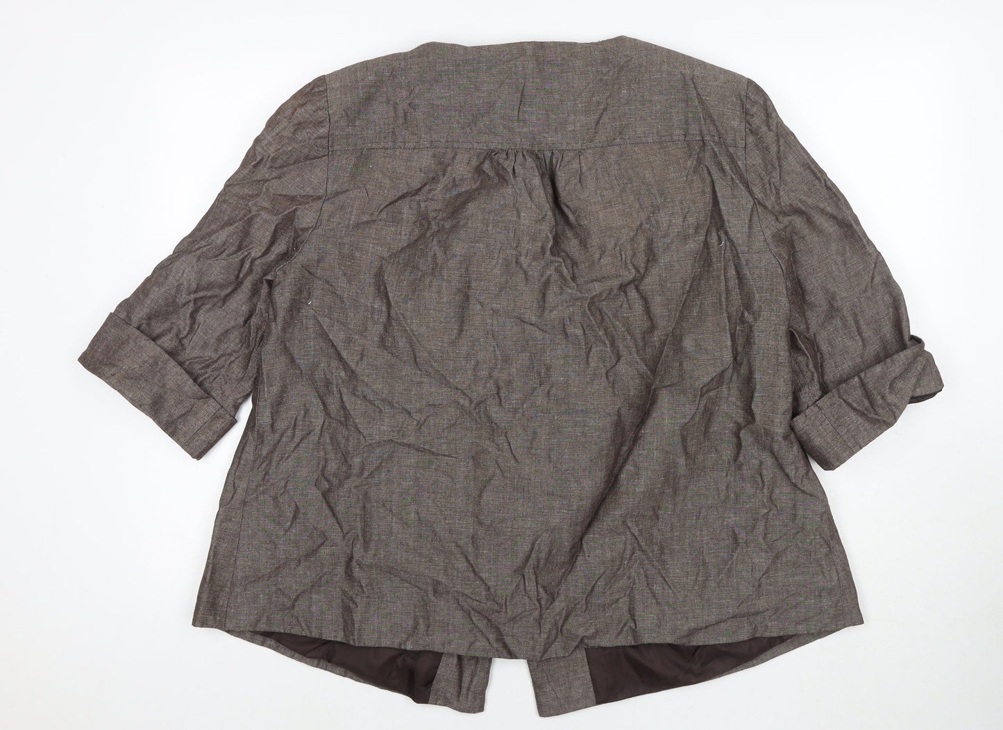 Womens UK Size 14 Ann Harvey Brown Jacket