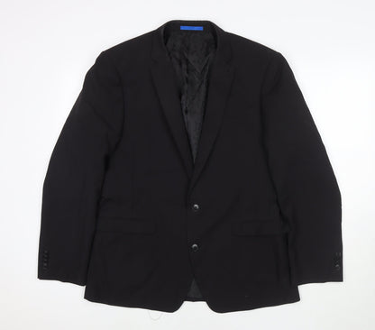 Mens UK Size 40 NEXT Regular Black Suit Jacket